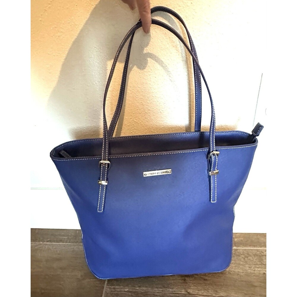 Nine West Royal Blue Handbag/Tote - Picture 2 of 11